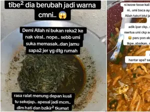 Kwetiau Buatannya Berubah Warna, Wanita Ini Duga Ada Ilmu Hitam Kwetiau Buatannya Berubah Warna, Wanita Ini Duga Ada Ilmu Hitam