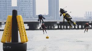 Melihat Serunya Lomba Pakaian Jet Bak Iron Man di Dubai
