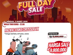 Sepeda Listrik di Transmart Full Day Diskon!