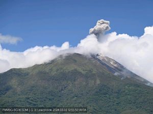Gempa Vulkanik Gunung Ile Lewotolok Meningkat Gempa Vulkanik Gunung Ile Lewotolok Meningkat