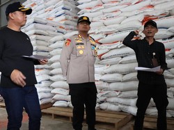 Kapolres-Forkopimda Bengkulu Utara Cek Bahan Pokok di Pasar-Gudang Bulog