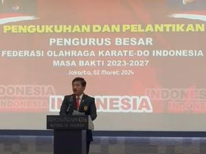 Hadiri Pengukuhan PB FORKI, Hadi Tjahjanto Janji Bawa Karate RI Berprestasi Hadiri Pengukuhan PB FORKI, Hadi Tjahjanto Janji Bawa Karate RI Berprestasi