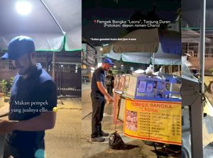 Viral! Penjual Pempek di Tanjung Duren Mirip Ello Tahitoe Viral! Penjual Pempek di Tanjung Duren Mirip Ello Tahitoe
