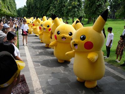 Pikachu Bikin Heboh Bali, Begini Potretnya