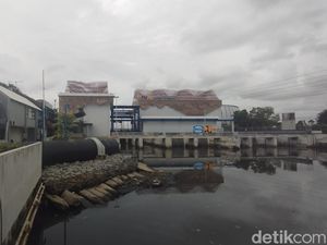 Begini Ketinggian Air di Stasiun Pompa Sentiong Usai Jakarta Diguyur Hujan Begini Ketinggian Air di Stasiun Pompa Sentiong Usai Jakarta Diguyur Hujan