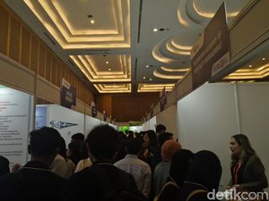 Potret THE Talk Global Study Fair Day 1, Rame!