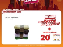 Handuk Murah Meriah Ada di Transmart Full Day Sale