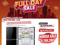 Beli Kulkas di Transmart Full Day Sale Bisa Irit hingga Rp 3,4 Juta