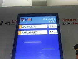 Beda dengan Weekdays, Waktu Tunggu LRT saat Weekend Paling Lama 19 Menit