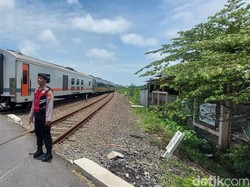 KA Bogowonto Macet di Wates Bikin Sederet Perjalanan KA Kena Dampak
