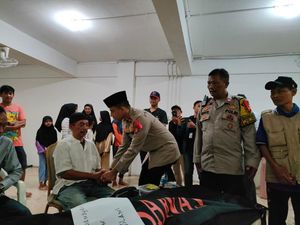 Kapolsek Mampang Melayat ke Rumah Duka Bocah Korban Tenggelam