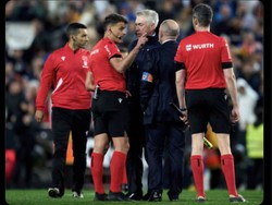 Dengan Madrid mengeluhkan wasit usai diuntungkan VAR, meme-meme sontak bermunculan. Foto: dok. Internet/X (Twitter)