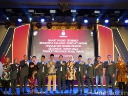 KPU Jatim Mulai Rapat Pleno Rekapitulasi Suara Tingkat Provinsi