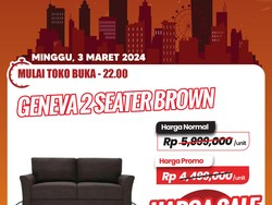Cuma di Transmart Full Day Sale, Beli Sofa Bisa Didiskon hingga Rp 2 Jutaan