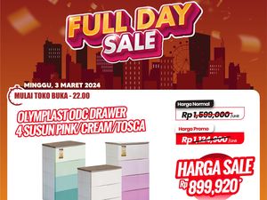 Murah Meriah! Lemari Susun Cantik di Transmart Full Day Sale Diskon Rp 700 Ribu