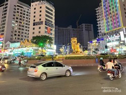 Gambaran Gemerlap Malam di Sihanoukville Kamboja