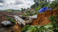 9 Rumah di Desa Ciherang Lebak Jadi Korban Longsor