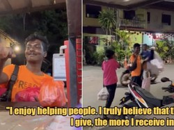 Bikin Haru! Penjual Burger Beri Makan Gratis Keluarga 11 Orang