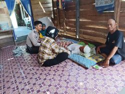 Briptu Salman Bikin Program Jumat Sehat untuk Lansia di Tembilahan Riau