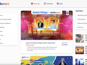 Tutorial Pemesanan Tiket di detikEvent, Cek Cara Mudahnya!
