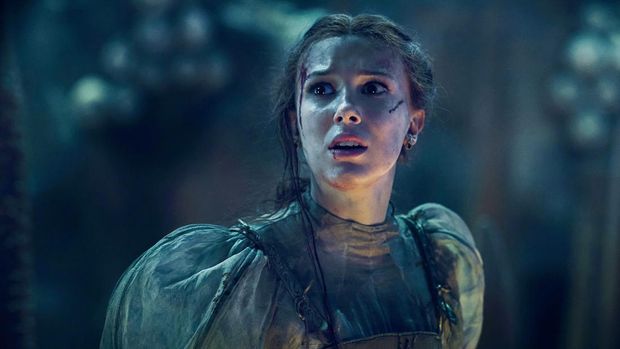Film Damsel (2024) yang dibintangi Millie Bobby Brown.