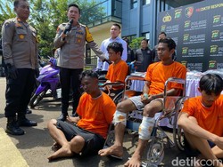 Aksi Jambret Viral di Kelapa Gading Berakhir Kena Tembak di Kaki