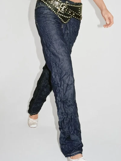 Zara jeans Zara jeans with creased effect.