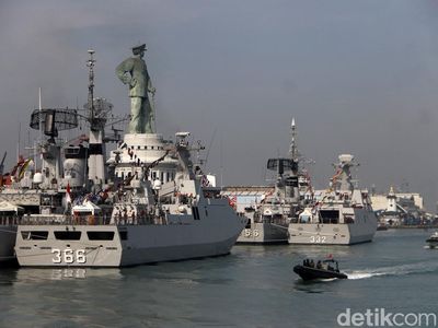 Koarmada II Gelar Admiral Inspection Jelang Pergantian Pimpinan