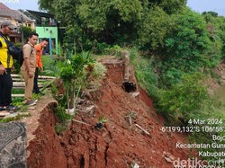 Bantaran Sungai Cileungsi Bogor Amblas 30 Meter, 16 RW Terancam Banjir