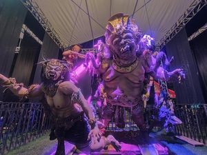 Ogoh-ogoh Bertema Samaya Baya Juarai Kasanga Festival 2024