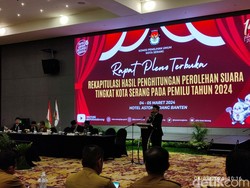 KPU Kota Serang Mulai Rapat Pleno Penghitungan Suara