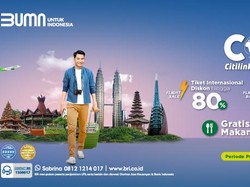 Yuk Serbu Tiket Mudik Lebaran di Online Travel Fair BRI & Citilink