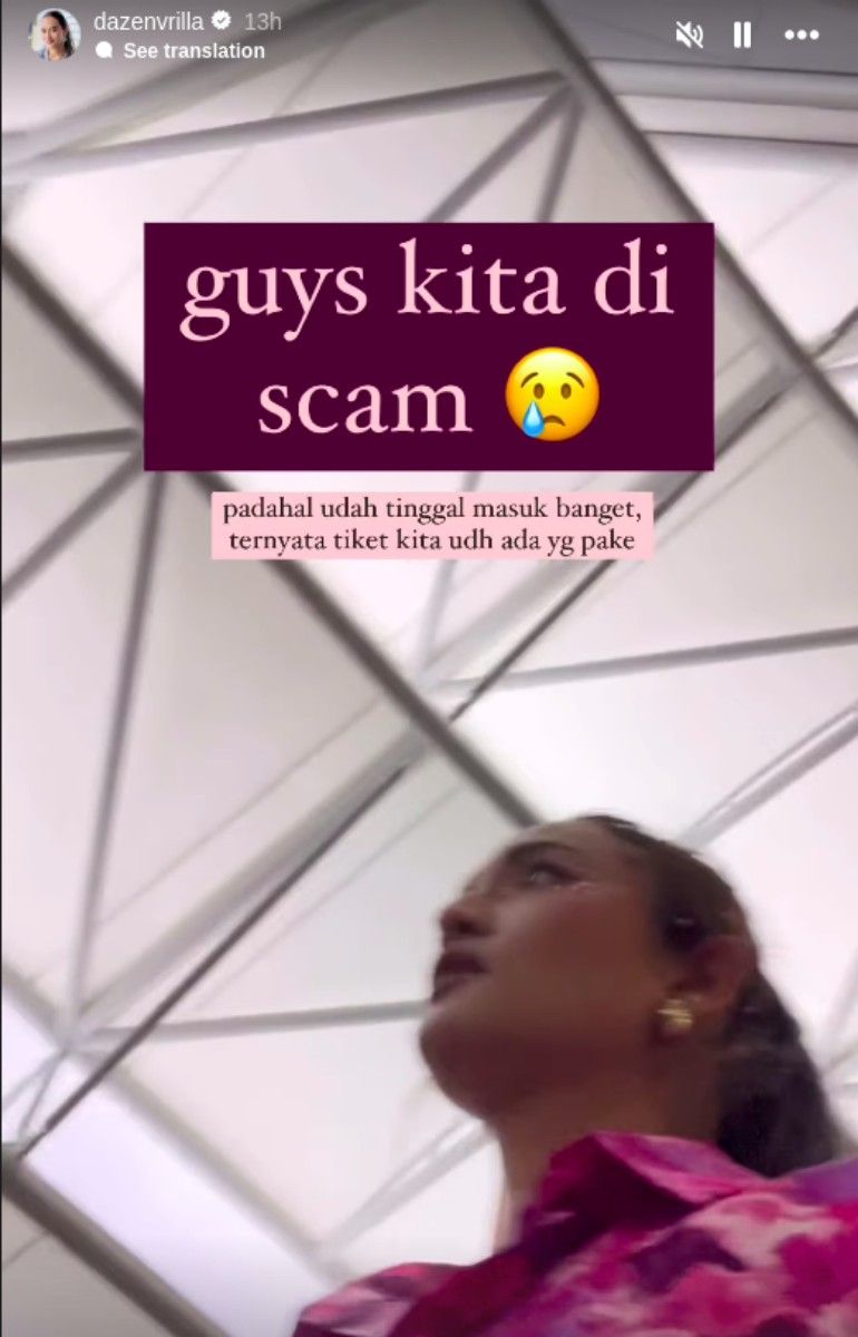 Instagram stories Dazen Vrilla