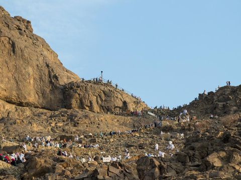 Jabal Al Nur tempat Gua Hira berada