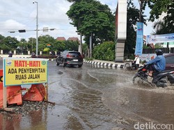 Sejumlah Jalan Rusak di Palembang, Dinas PUBMTR Perbaiki Usai Lebaran