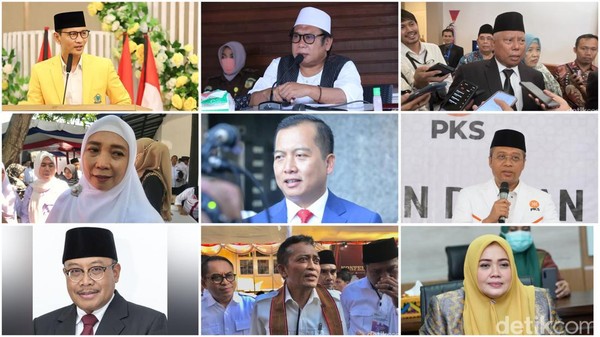 Kolasi kandidat yang bakal bertarung di Pilgub NTB 2024.