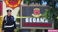 10 Polisi Terluka Akibat Ledakan di Subden Jibom Gegana Polda Jatim