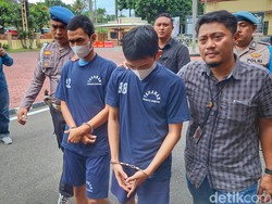 Jual Sepatu Branded Palsu, Lutfi dan Iin Dicokok Polisi di Bandung