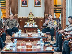 Menteri AHY Temui Kapolri di Mabes Polri, Ini yang Dibahas