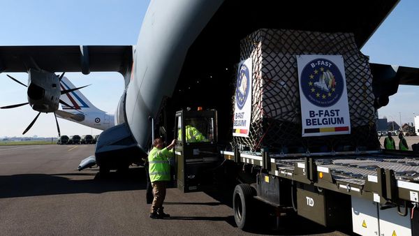 Militer Belgia Kirim Bantuan Kemanusiaan ke Gaza