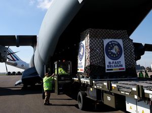 Militer Belgia Kirim Bantuan Kemanusiaan ke Gaza