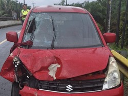 Adu Banteng Motor Vs Mobil, 2 Pemotor Tewas-Bayi 1 Tahun Terpental