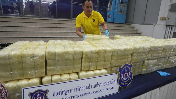 Polisi Thailand Kembali Sita 1,2 Ton Kristal Sabu