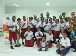 Puluhan Anak-anak Papua Ikut Pelatihan Mainstage Broadway Jakarta