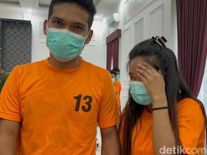 Sejoli Pengedar Sabu di Jambi Ditangkap Polisi, 153 Gram Disita