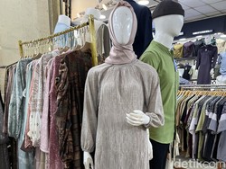 Tren Baju Lebaran di Thamrin City: Dress Bahan Shimmer, Plisket dan Chantilly