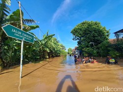 Banjir 1 Meter Rendam Desa Kademangan Jombang, 500 KK Terdampak