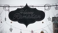 Hiasan Sambut Ramadan Hiasi Frankfurt Jerman