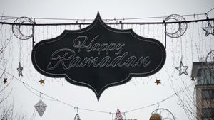 Hiasan Sambut Ramadan Hiasi Frankfurt Jerman