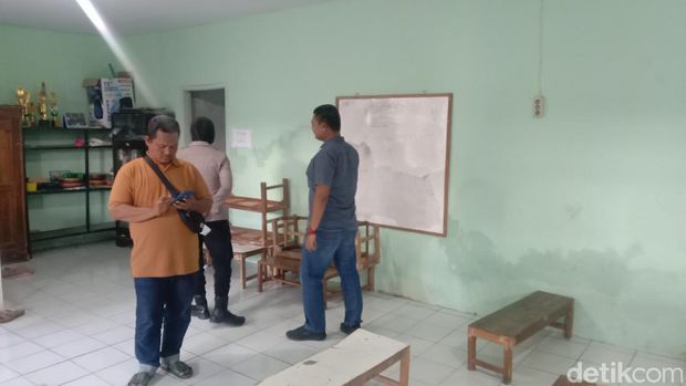 Lokasi yang diduga menjadi tempat bullying siswa  SD di Indramayu.